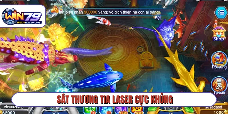 Sát thương tia laser cực khủng